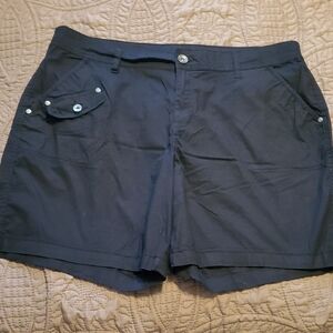 Women's Black Casual Shorts
